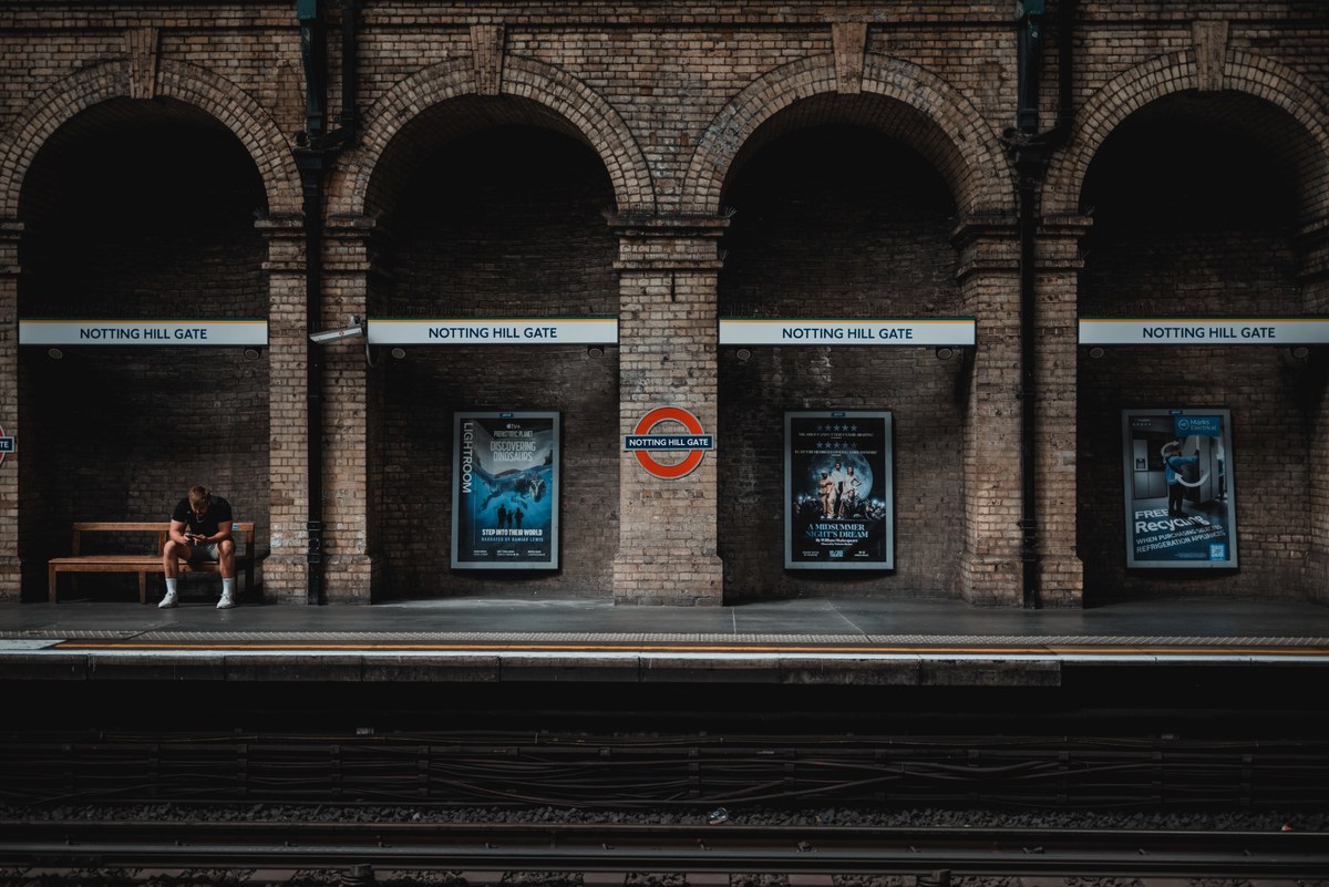 Het metrostation van Notting Hill Gate.