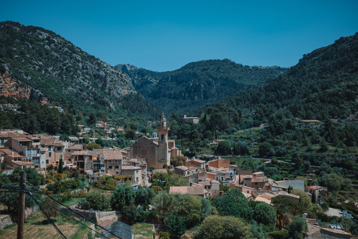 Uitzicht op Valldemossa