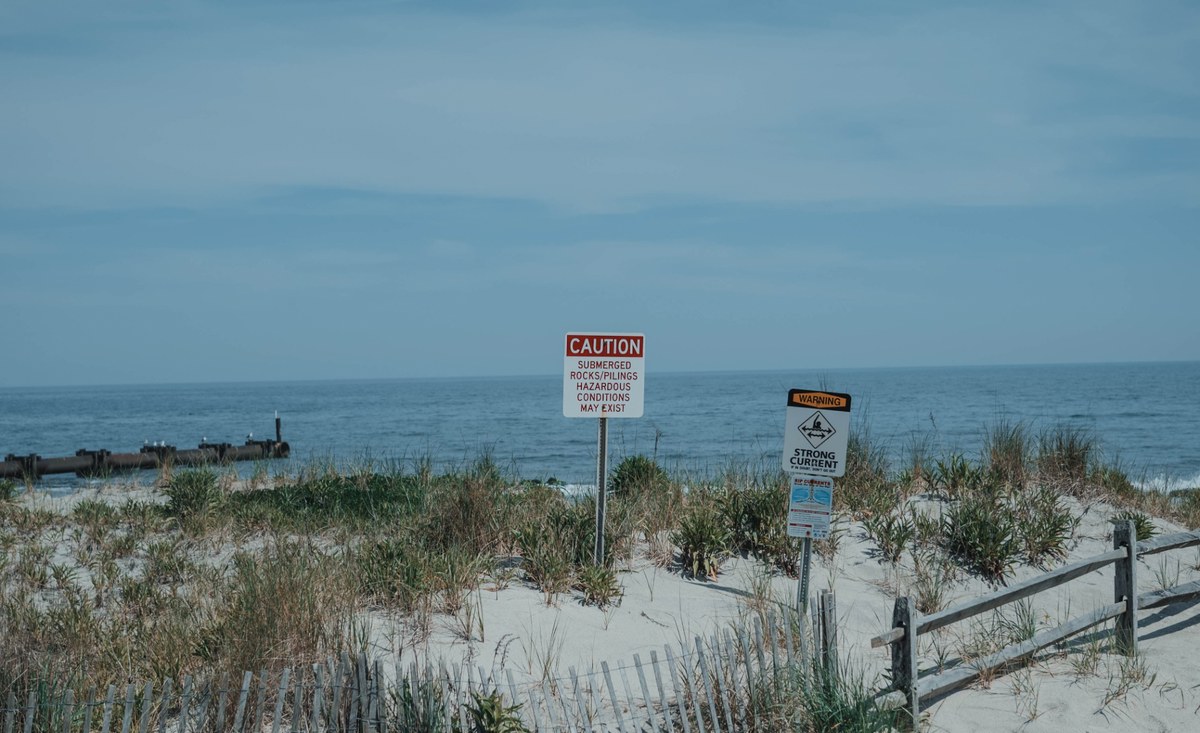 De kust aan de Jersey Shore