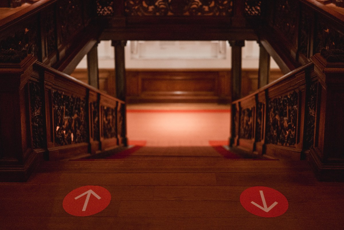 Trap in het Mauritshuis