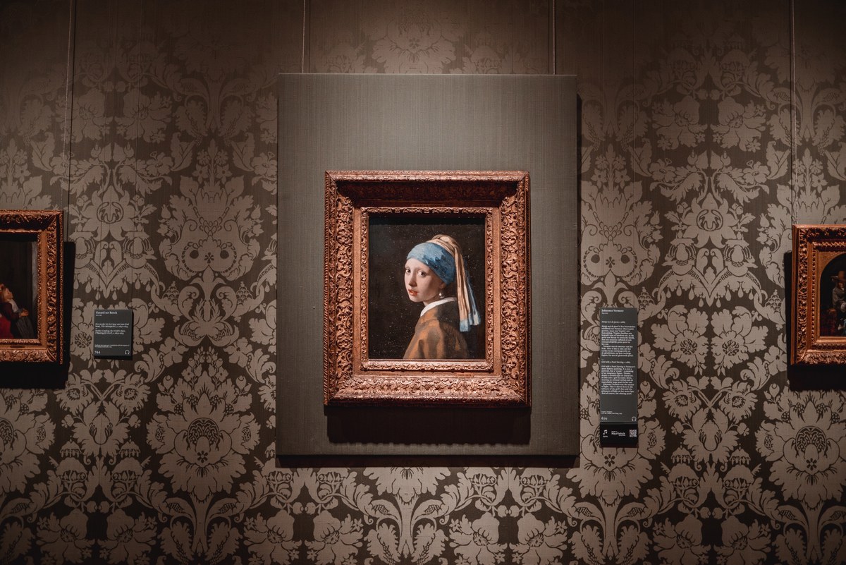 Het Meisje met de Parel van Rembrandt van Rijn in het Mauritshuis