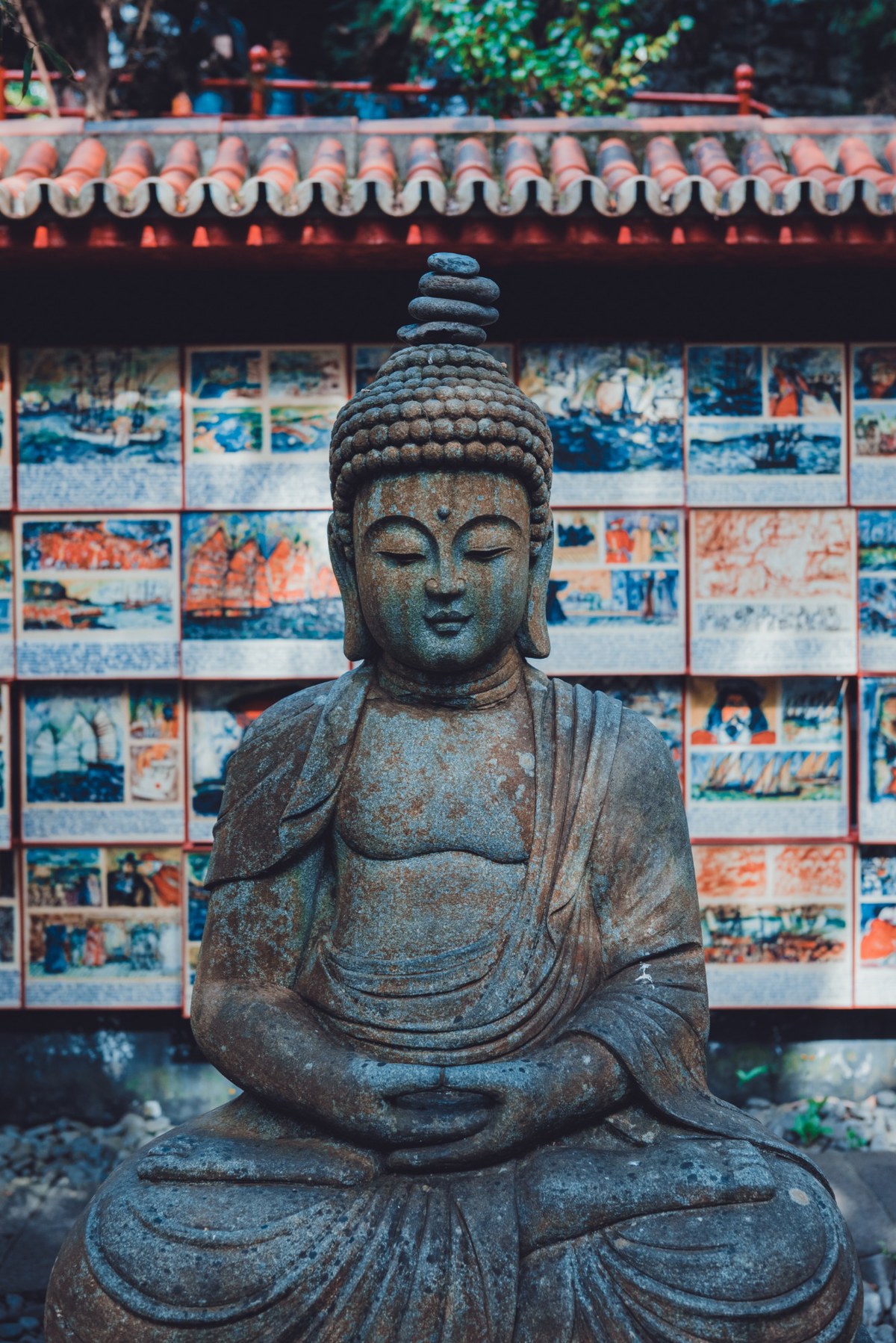 Een buddhabeeld