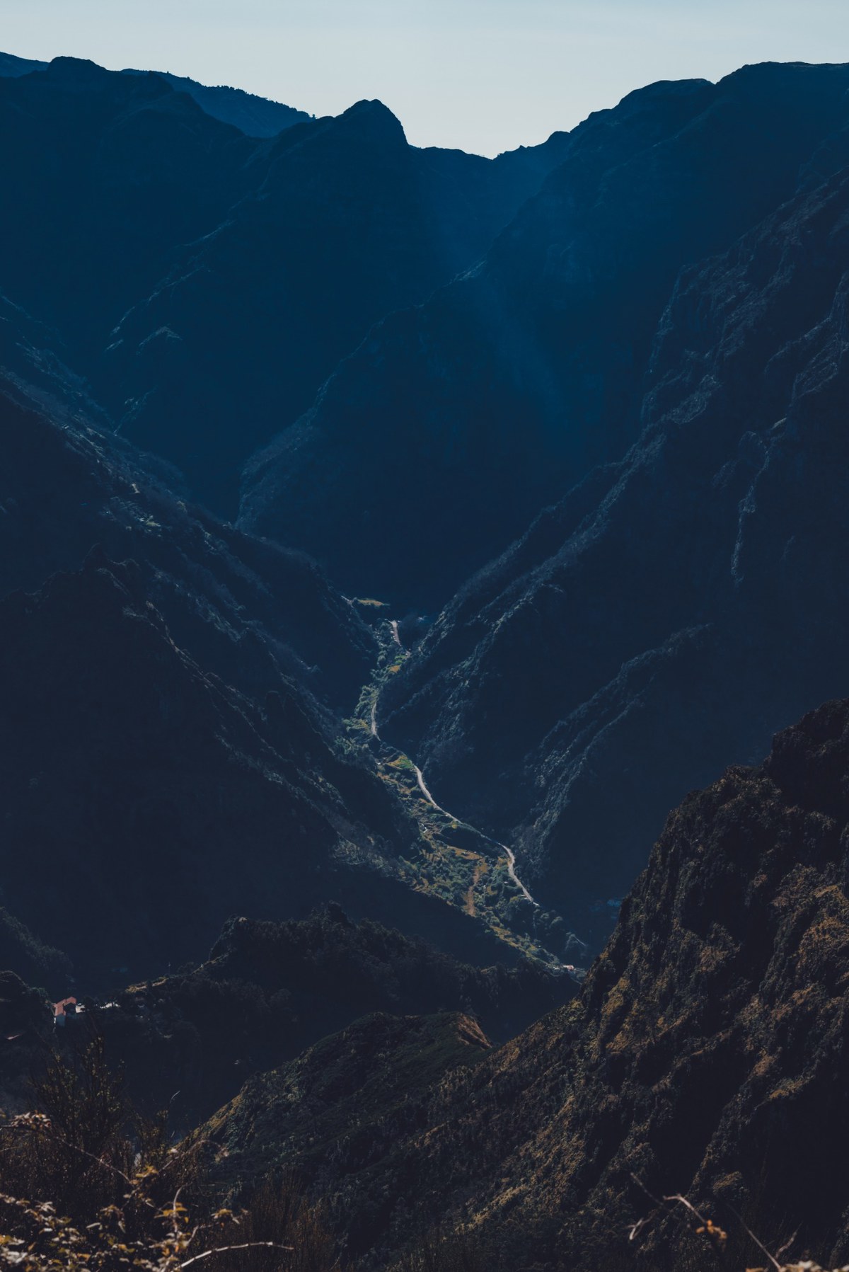 Een vallei op Madeira