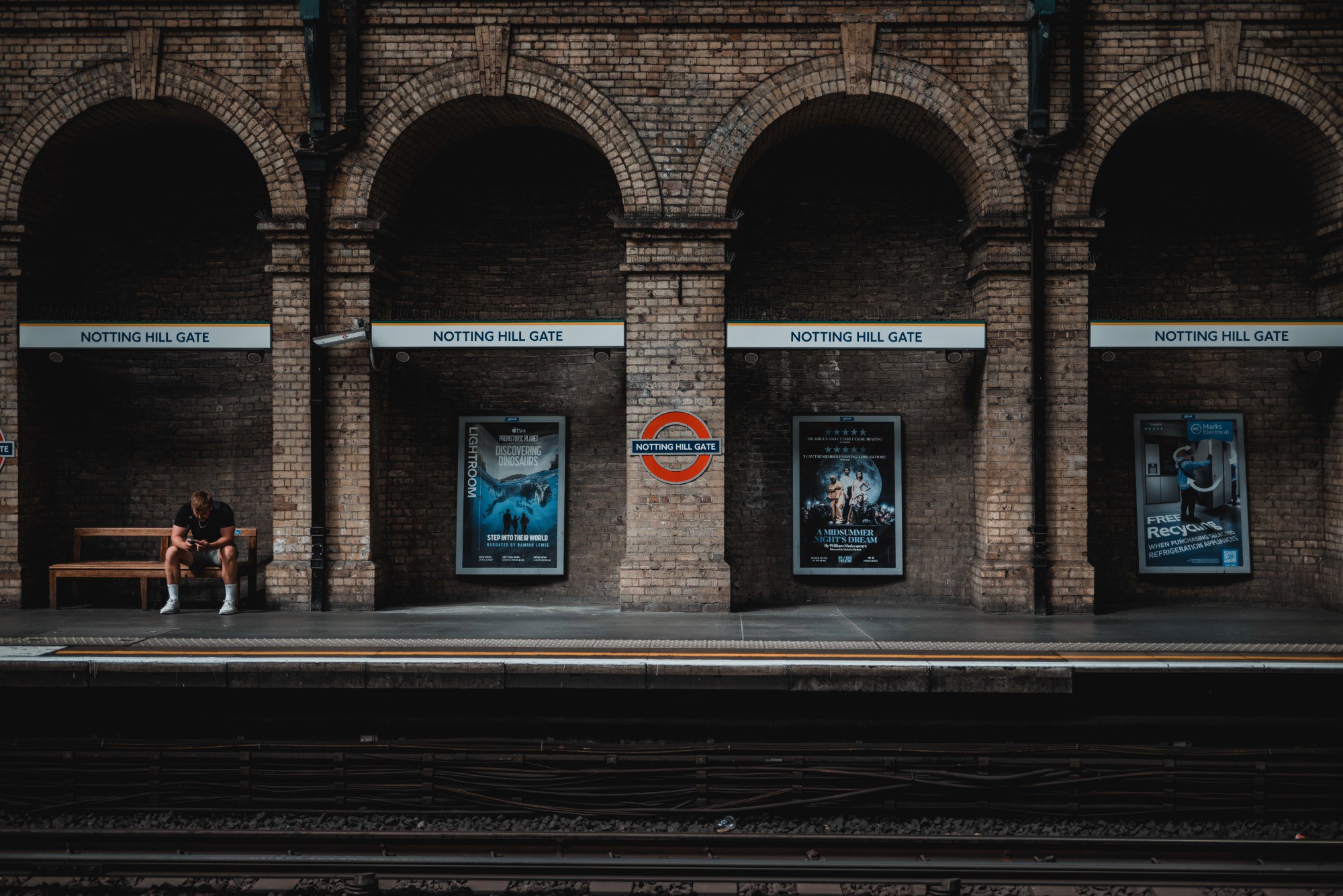 Het metrostation van Notting Hill Gate.