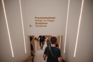 Trapgat van boven in KMSKA
