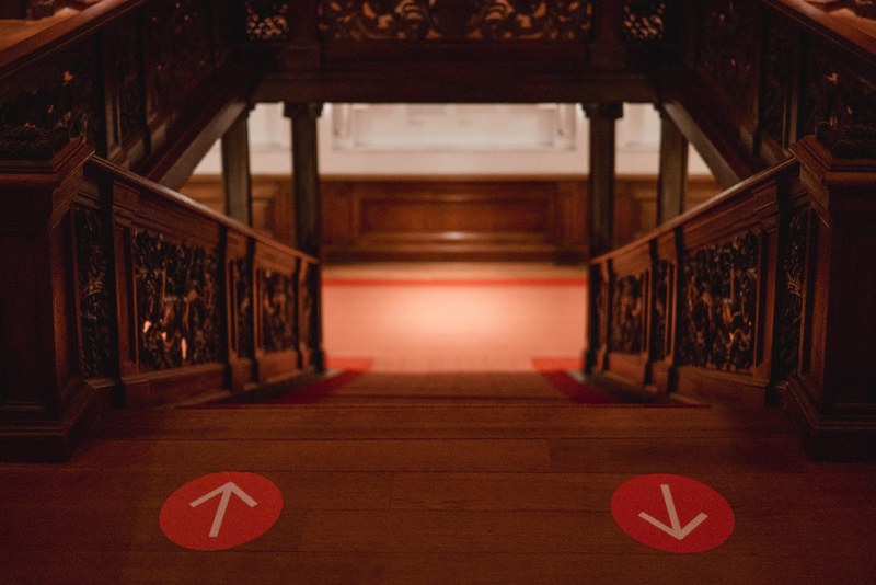 Trap in het Mauritshuis