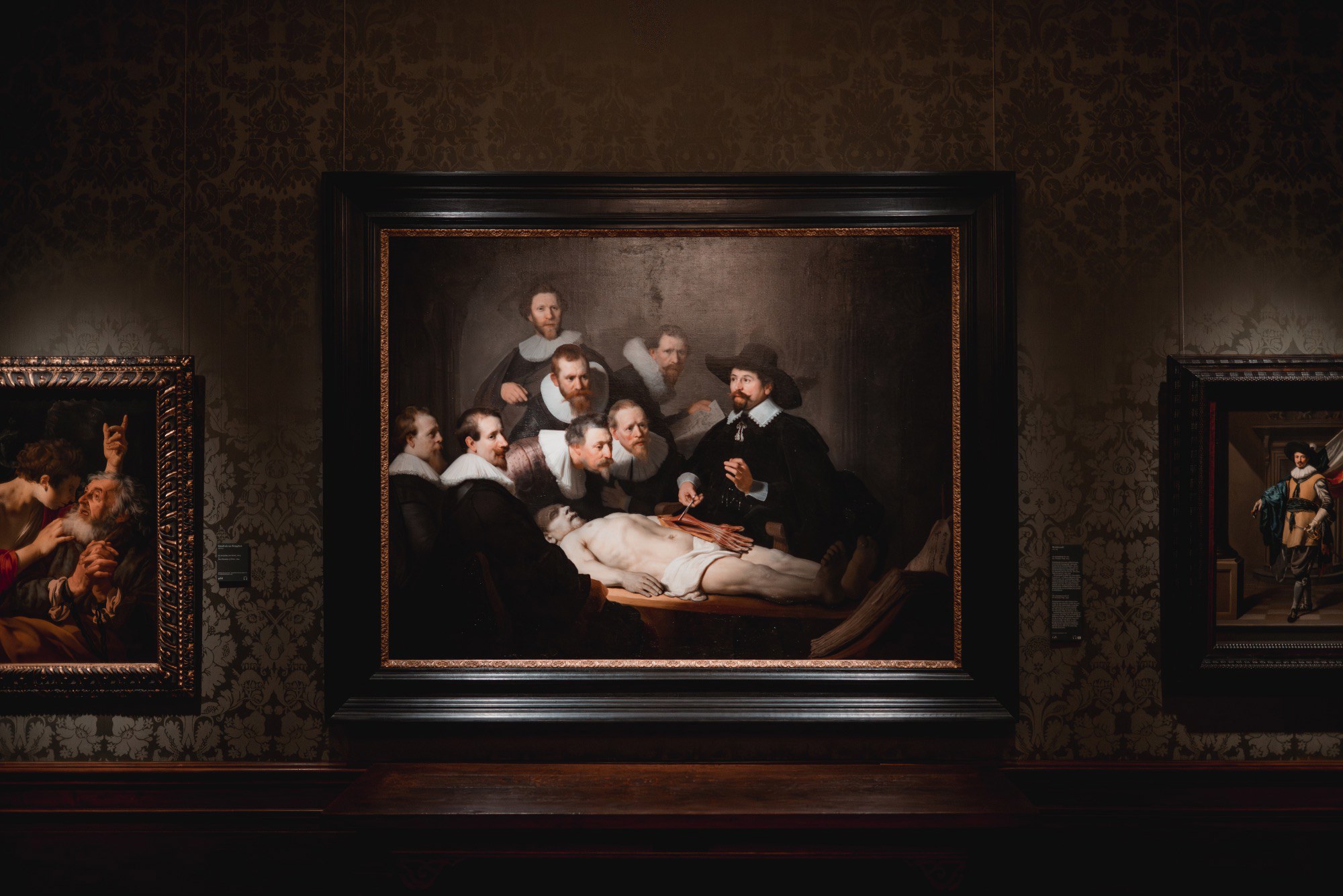 De anatomische les van Dr Nicolaes Tulp van Rembrandt van Rijn 1632 in het Mauritshuis