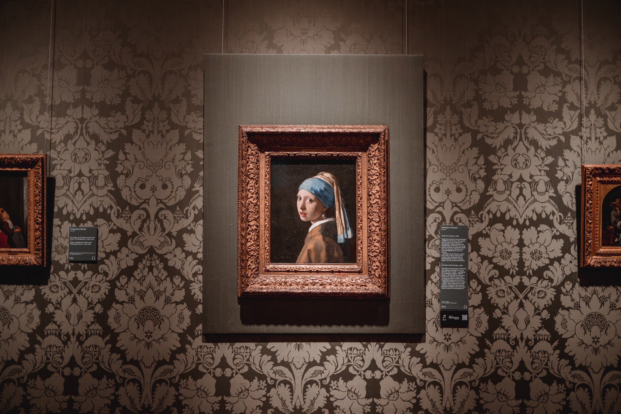Het Meisje met de Parel van Rembrandt van Rijn in het Mauritshuis