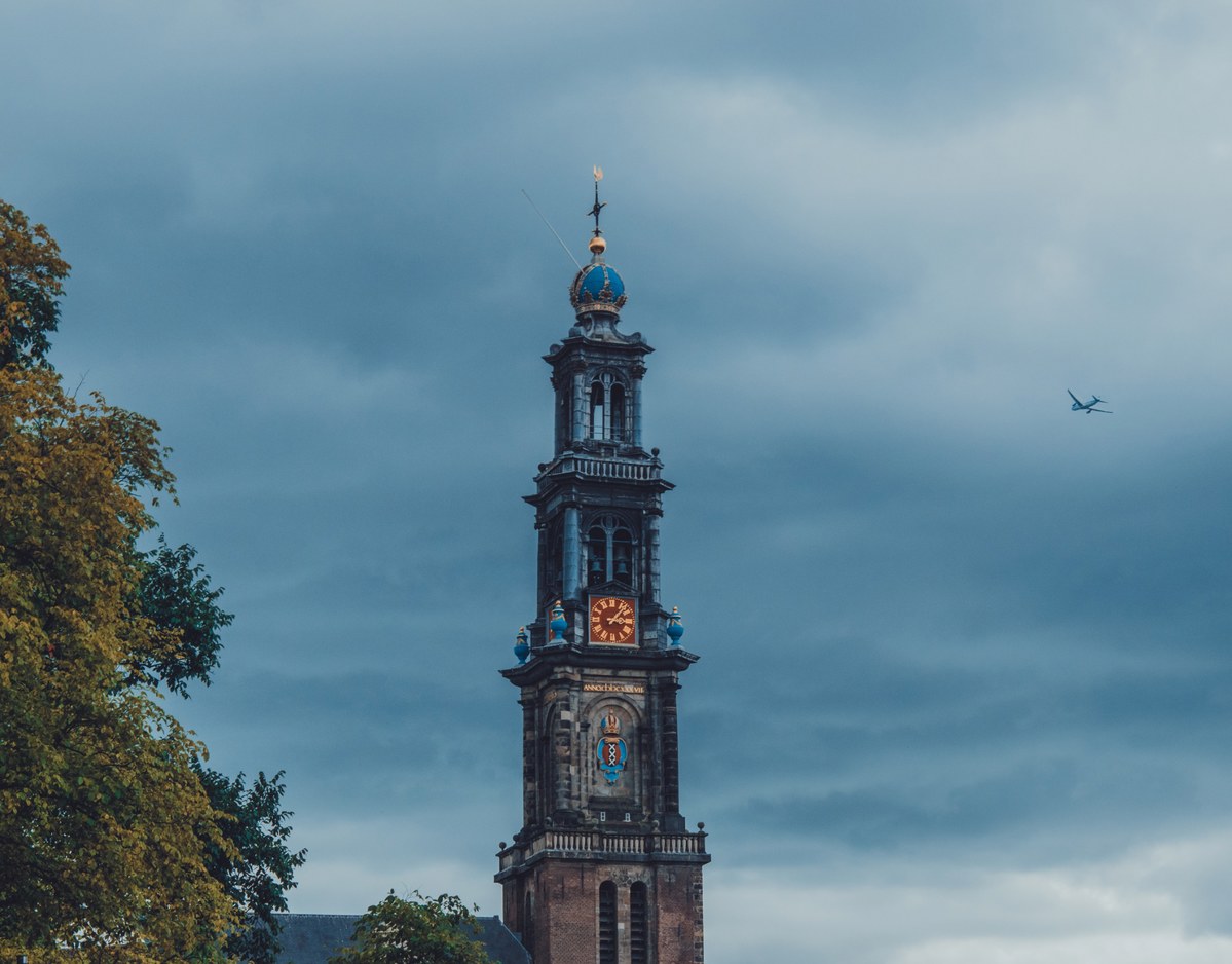 De munttoren in Amsterdam