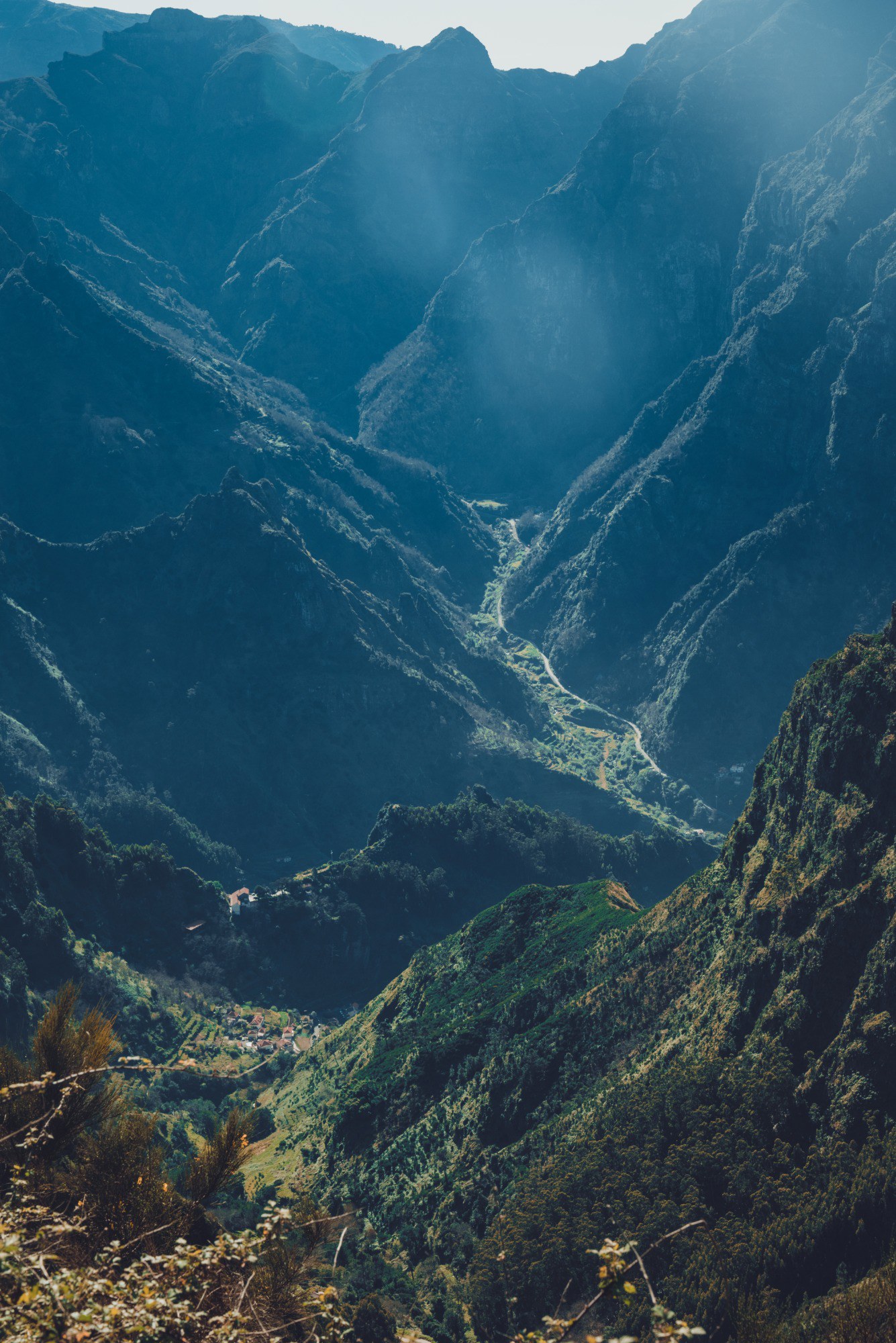 Een vallei op Madeira